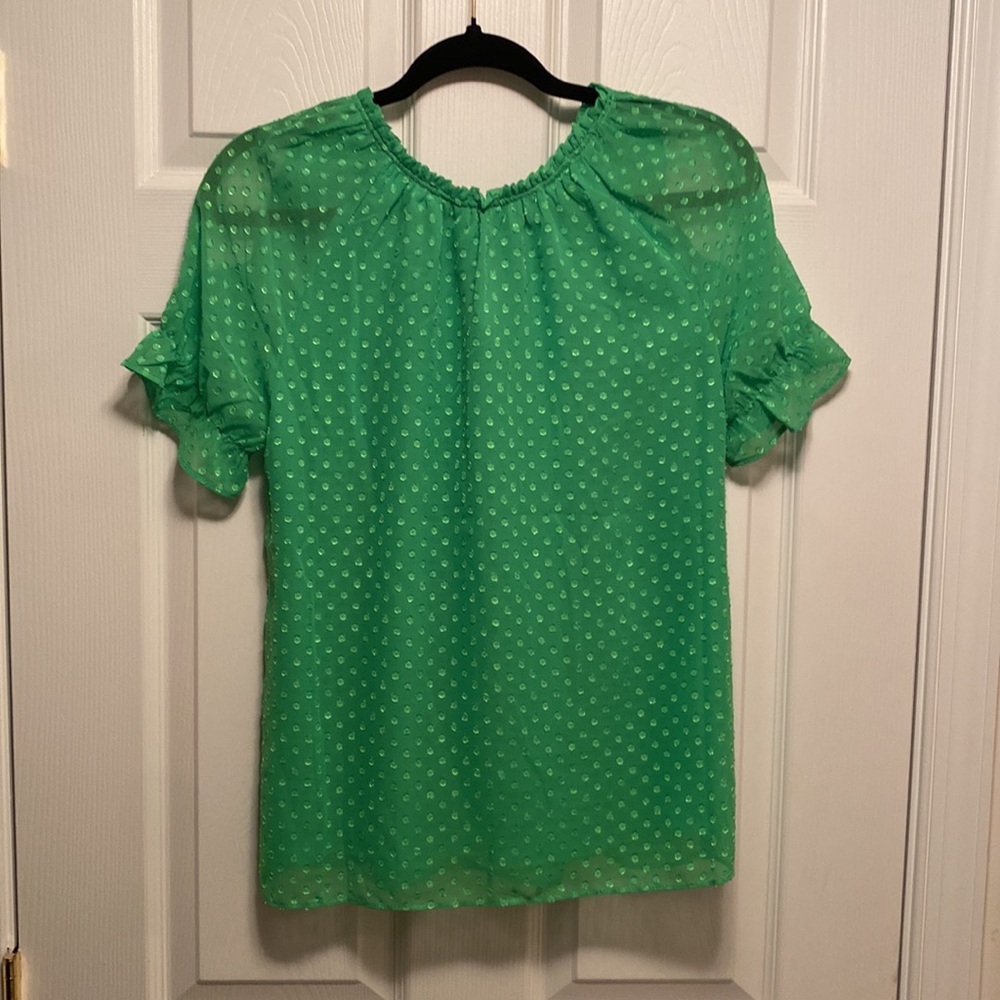 Brand New Cato Lime Cold Shoulder Blouse…size XS - Picture 2 of 5